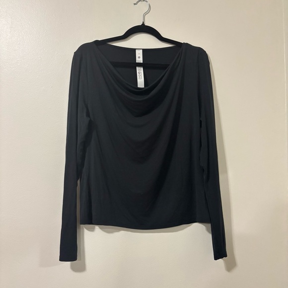 lululemon Modal-Silk Cowl-Neck Long-Sleeve Shirt - Picture 2 of 6